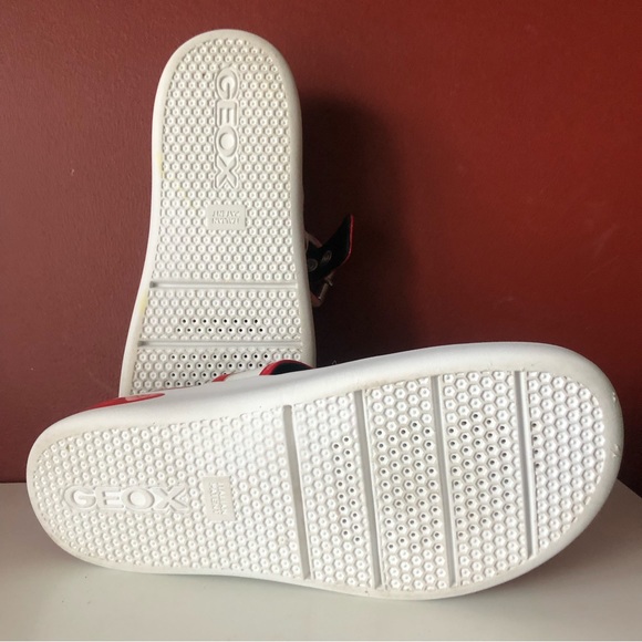 GEOX Respira G Ottawa Buckle Thong Sandals, Red White Black, Euuro 40/US 10 - Picture 8 of 10